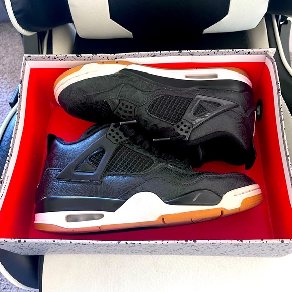 Air Jordan 4 retro laser gum bottom - Picture 1 of 6